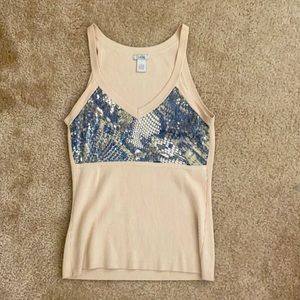 Cache tank top! Rare find!